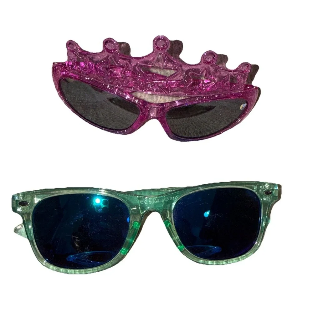 Kids Girls & Boys Sunglasses - Lot Of 8 - Wrap, Princess, Round, Square- Fun